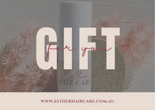 Load image into Gallery viewer, Esther Hair Care Gift Card
